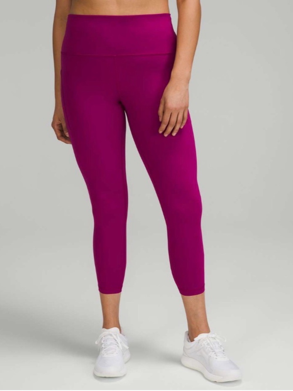 Lululemon Wunder Train High Rise Crop With Pocket 23”